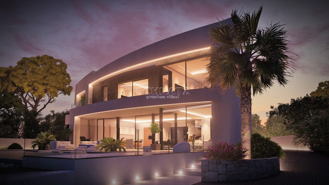 Hermosa villa con vistas panorámicas