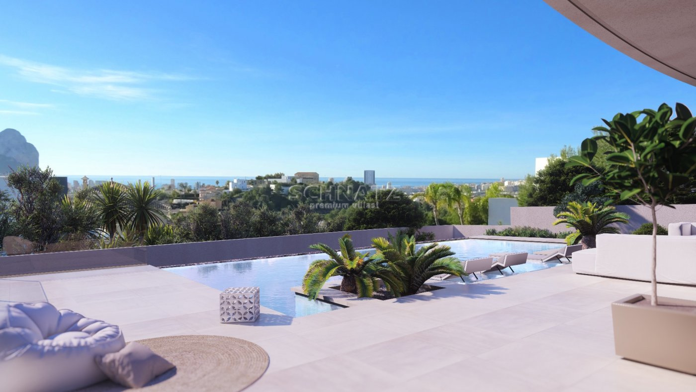 Hermosa villa con vistas panorámicas