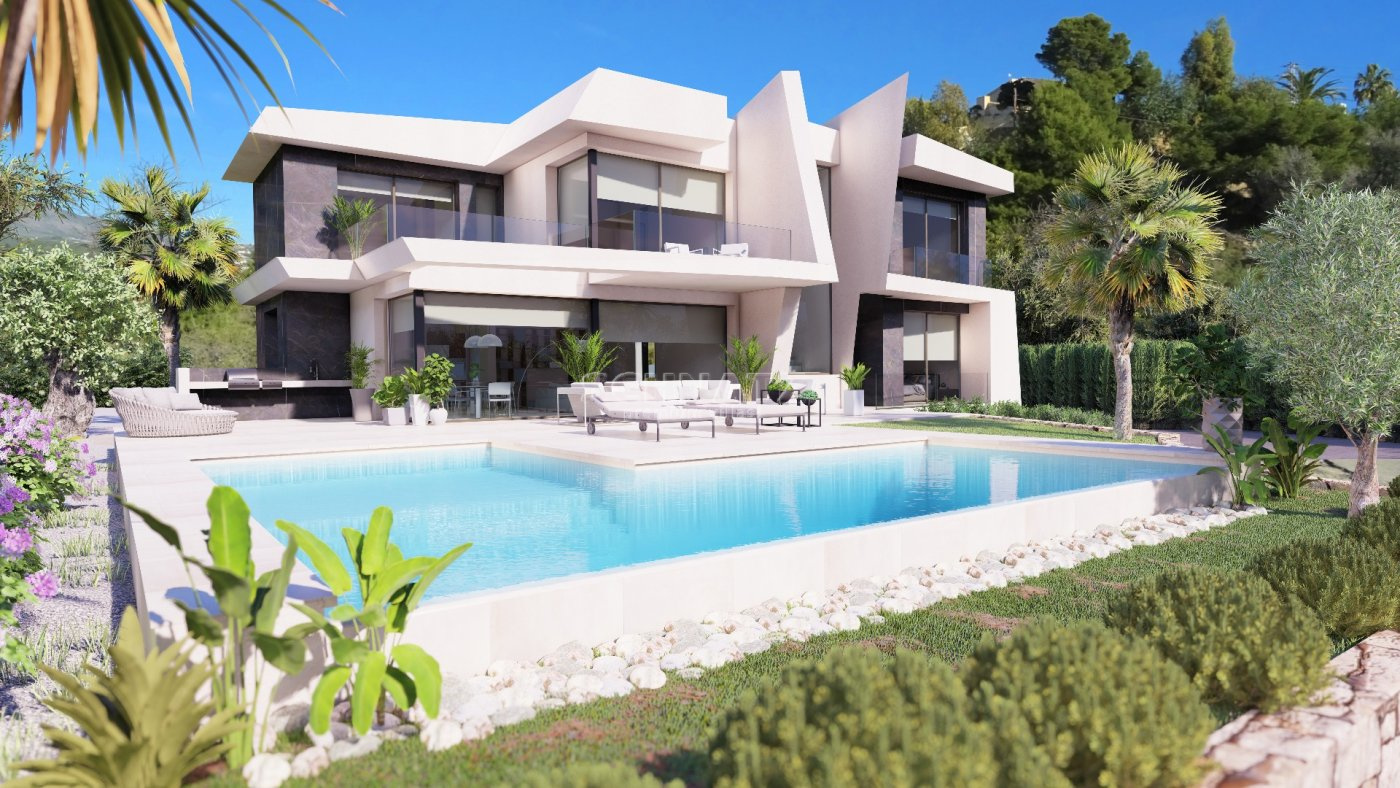 Nouveau projet de construction avec vue panoramique sur la mer