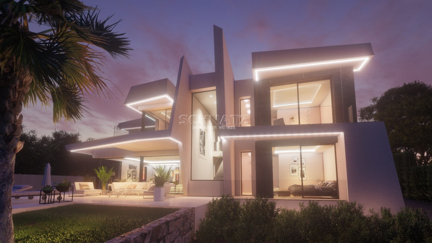 Nouveau projet de construction avec vue panoramique sur la mer