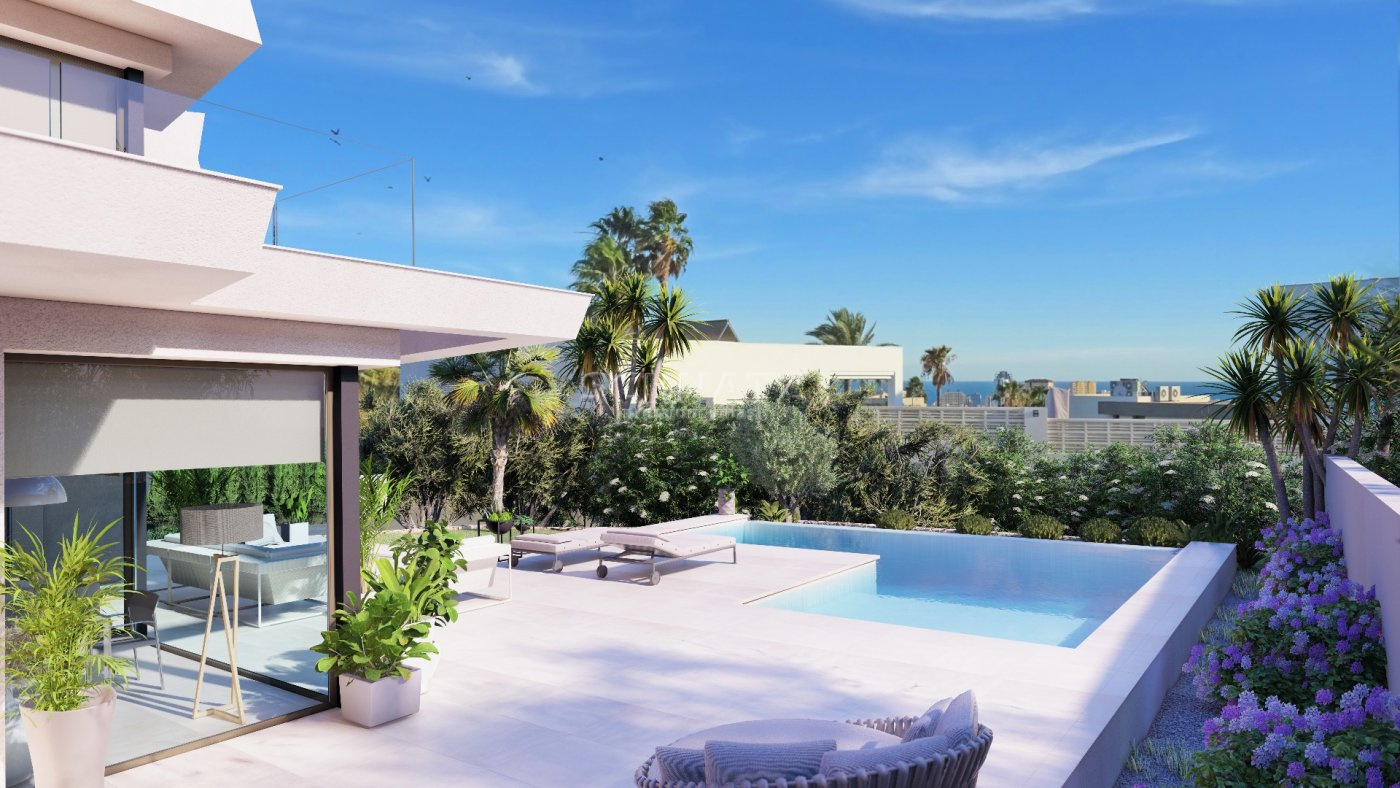 Nouveau projet de construction avec vue panoramique sur la mer