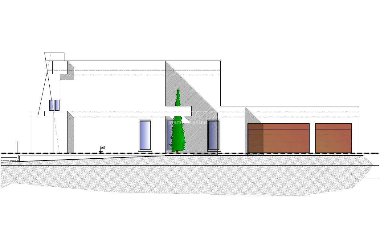 Nouveau projet de construction avec vue panoramique sur la mer