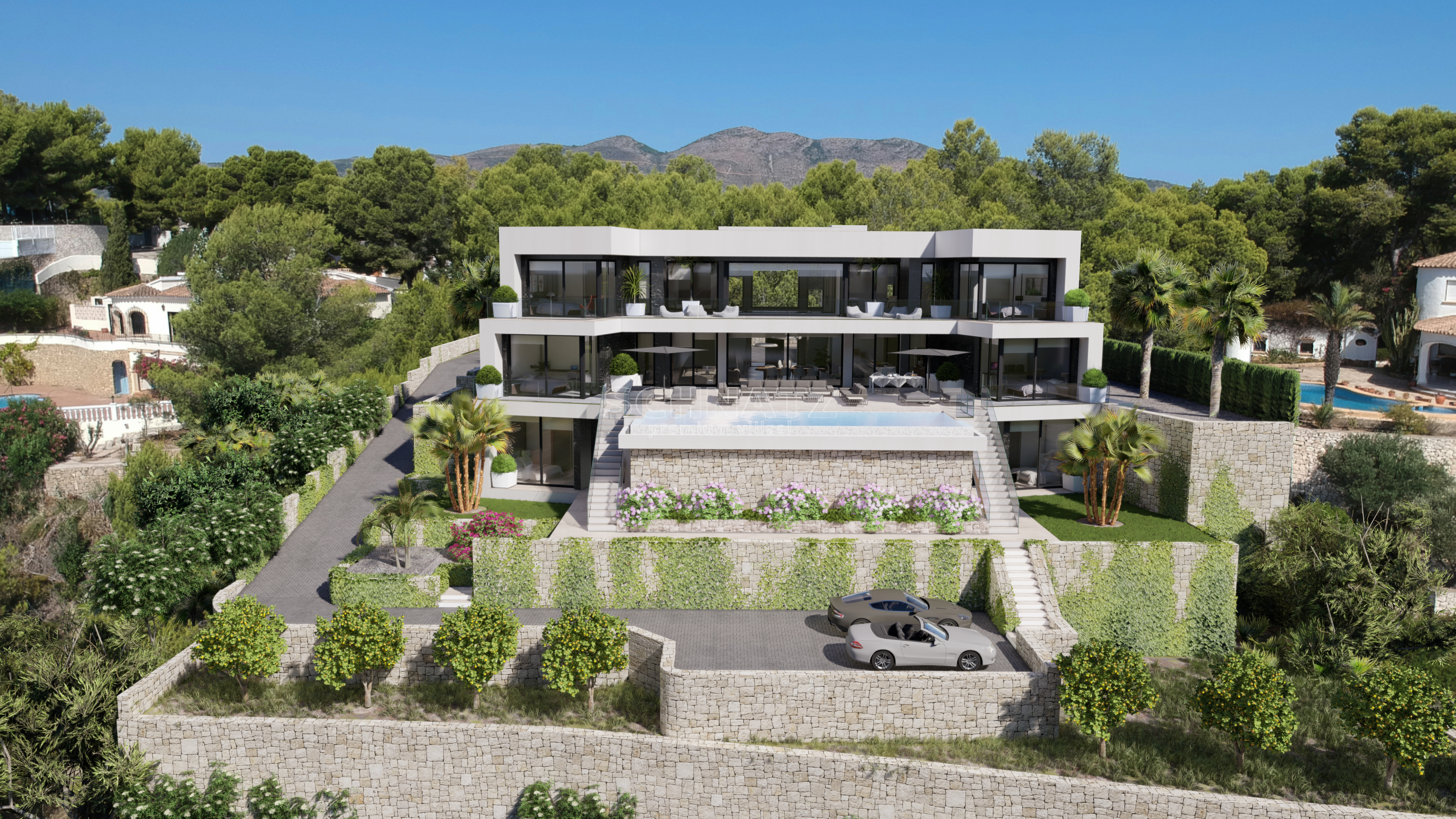 Projet de villa moderne avec vue panoramique à Calpe