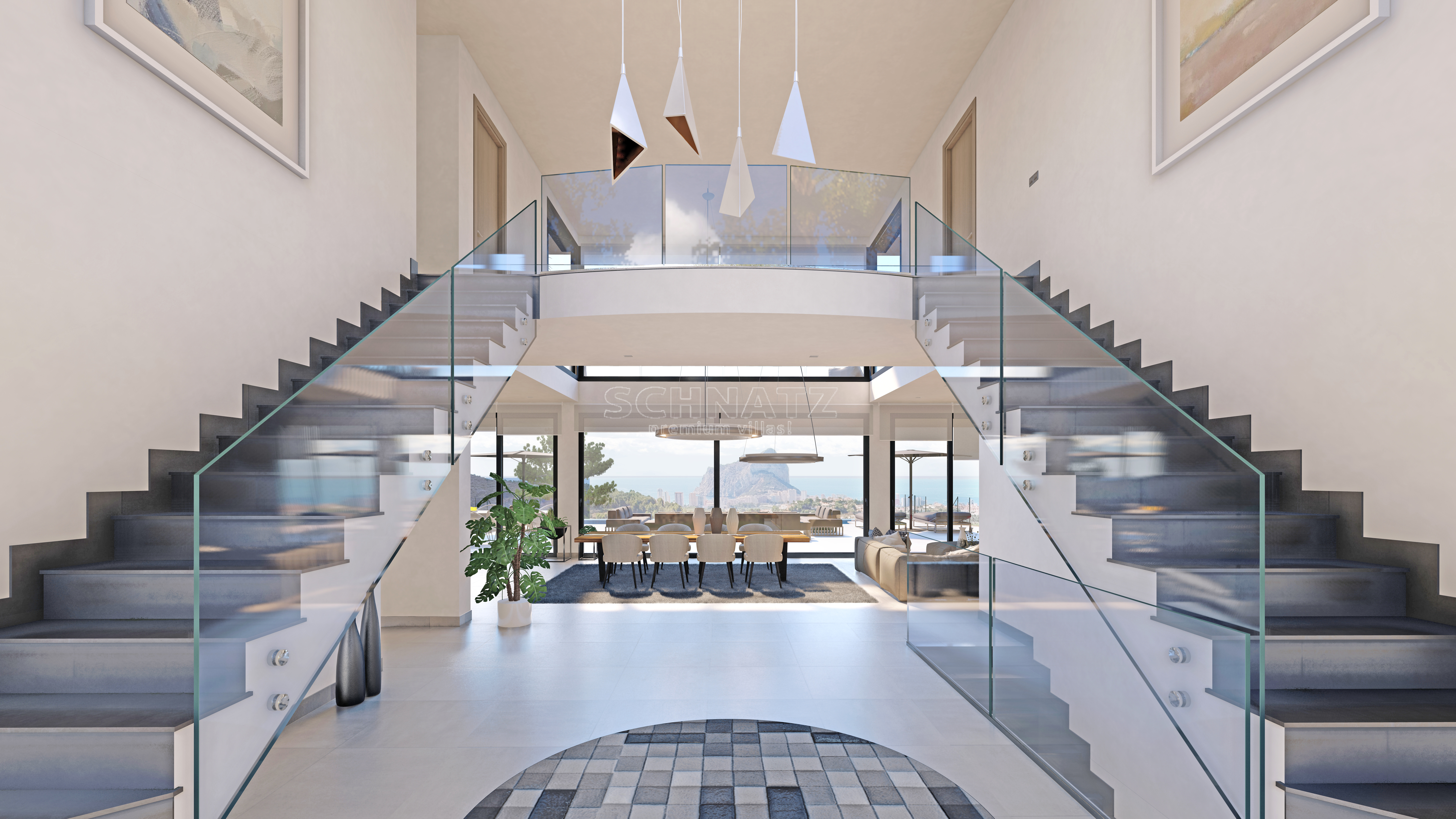 Projet de villa moderne avec vue panoramique à Calpe