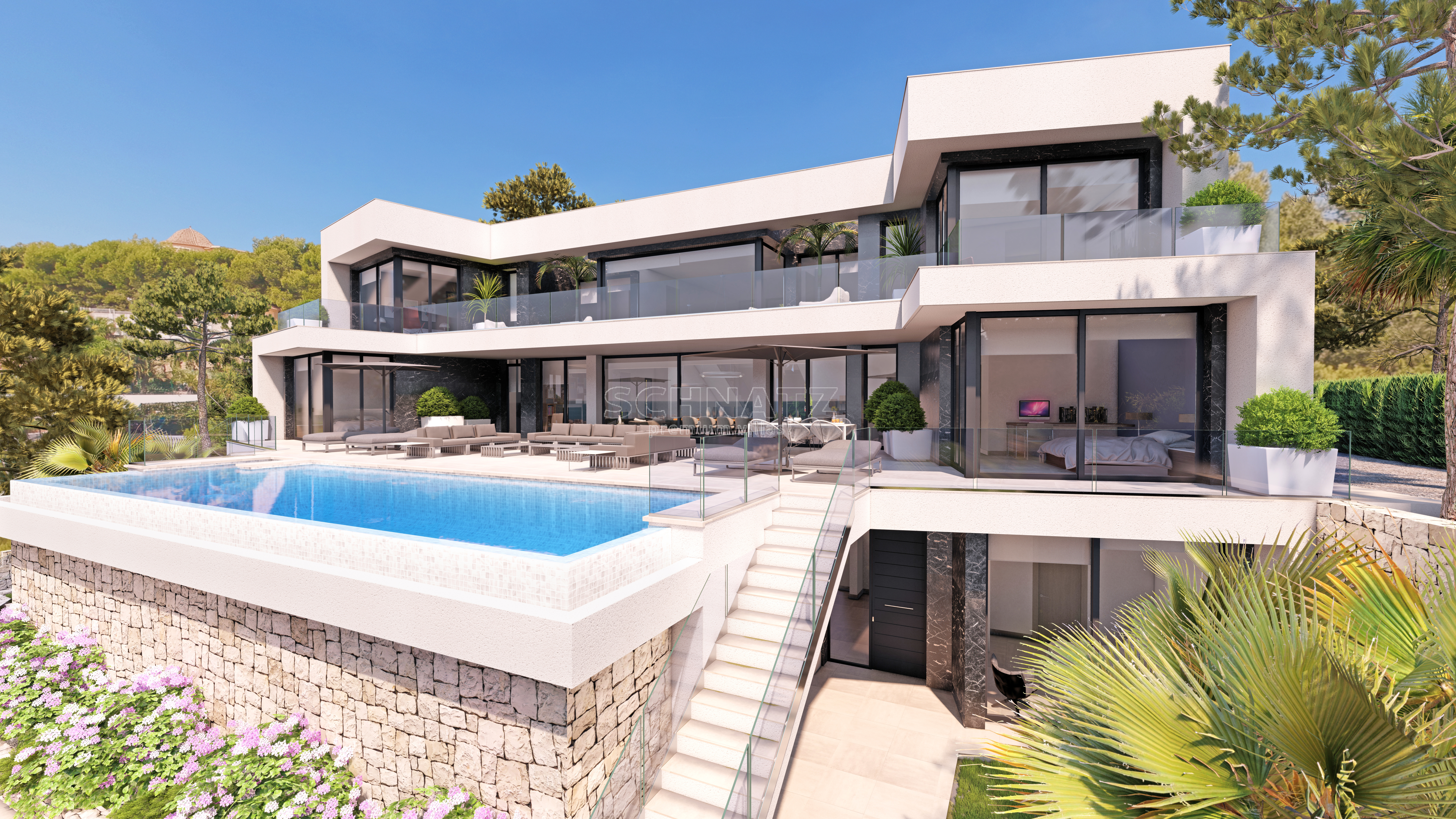 Projet de villa moderne avec vue panoramique à Calpe